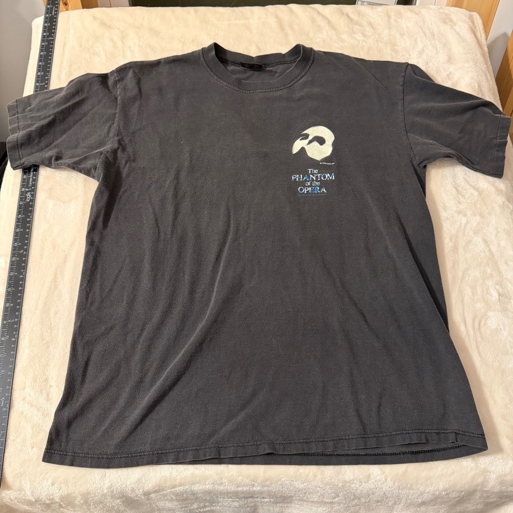 Vintage 1986 Phantom of the Opera T Shirt XL Touch of Gold Spring Ford Broadway